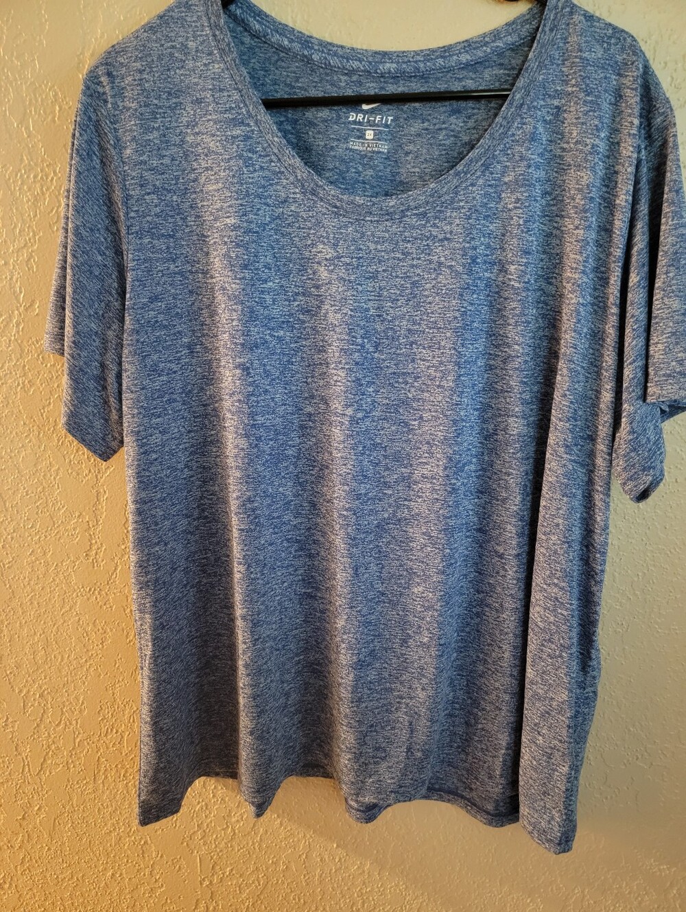 Nike Men's Heather Blue Dri-FIT Performance Tee